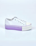 Benetton Minimalist Platform Kadın Sneaker - Günlük & Streetwear