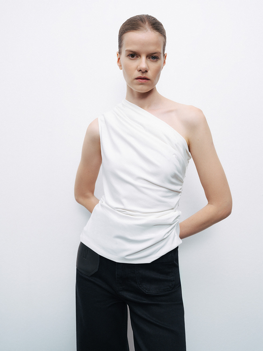 بلوزة بتفاصيل مكشكشة - نوكترن