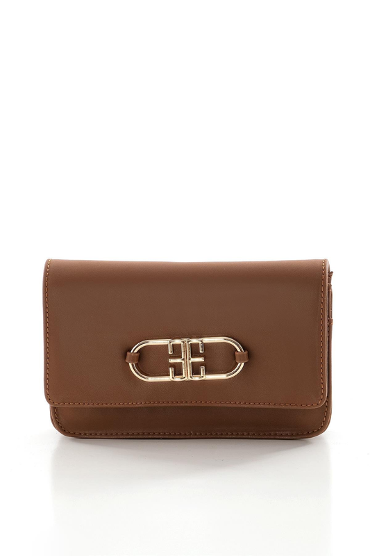 حقيبة محفظة أنيقة بسلسلة، مصنوعة من الجلد النباتي، متعددة الاستخدامات للنهار والليل - إكسبلوجن