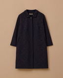 büyük beden desenli jakar kap Gala-Xi