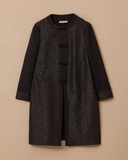 طقم جاكيت جاكار بنقوش بمقاسات كبيرة من جالا-شي