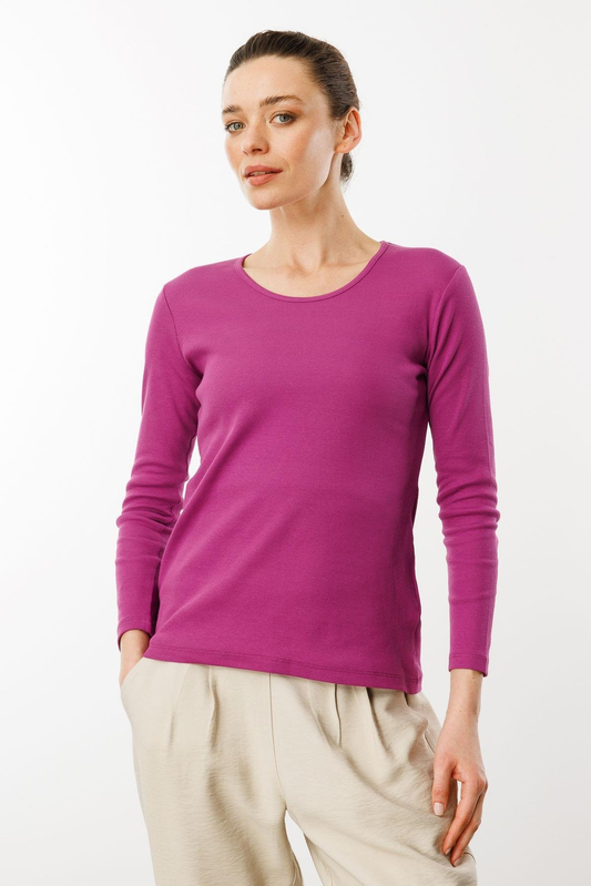 بلوزة نسائية منقوشة DSN23756