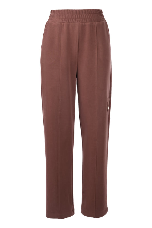 Düğme Detaylı Bol Paça Pantolon On