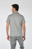 Ecer Minimalist Fermuarlı Polo Yaka Erkek T-Shirt - Günlük Şıklık