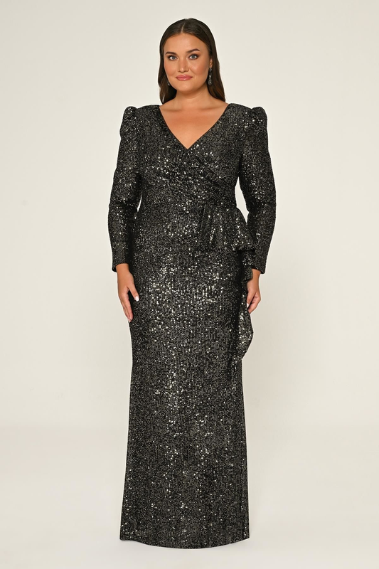 فستان سهرة نسائي من ألفا بيتا 25Y6790