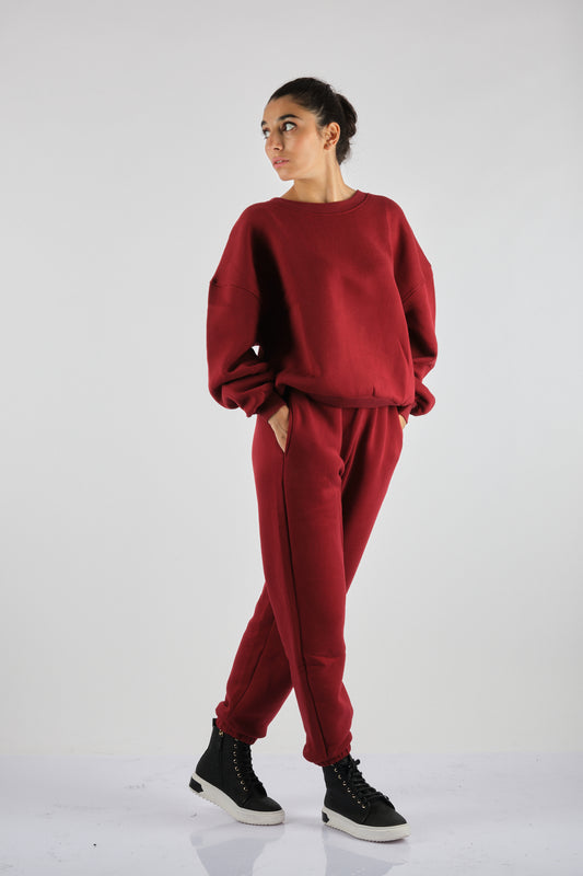 A.Vintage Oversize Kadın Eşofman Altı - Minimalist Günlük Stil