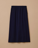 تنورة جالا-كسي متوسطة الطول بخصر عالٍ بتصميم بسيط - للاستخدام اليومي