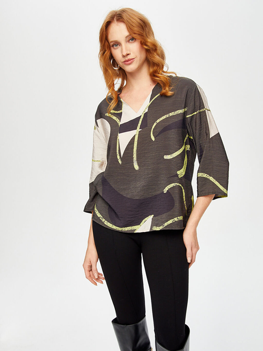 بلوزة فايك سونميز للسيدات U69150