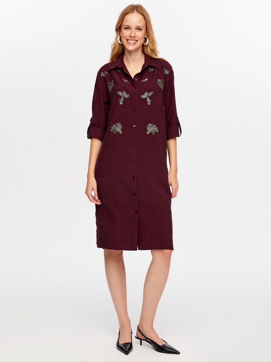 فستان فايك سونميز للسيدات UW26ELB014