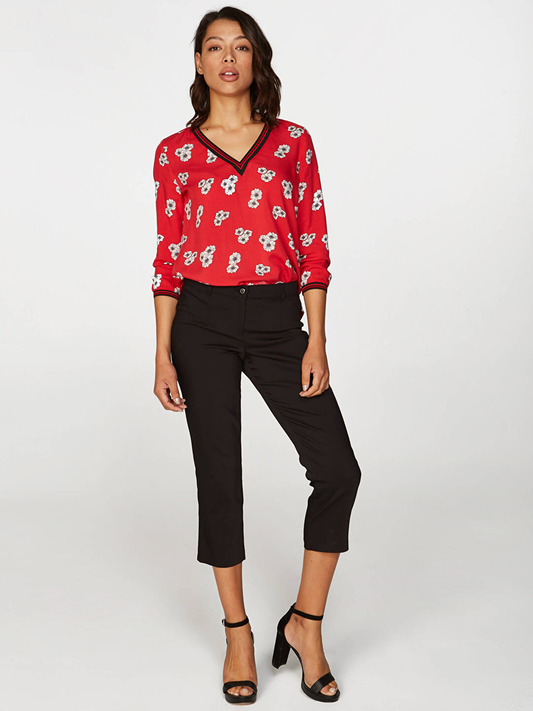 بنطال كابري نسائي من Faik Sönmez 25YB00058