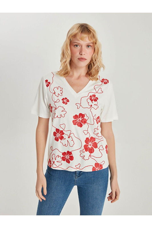 Faik Sönmez Kadın T-Shirt U66647