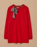 büyük beden fular yakalı sweatshirt10002522314010