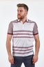 Gallus Erkek Polo Yaka Çizgili T-Shirt - Kısa Kol Regular Fit