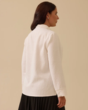 قميص غالا-شي ذو المقاسات الكبيرة والمطرز بالخرز