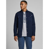 Jack&Jones Minimalist Uzun Kol Regular Fit Erkek Denim Gömlek