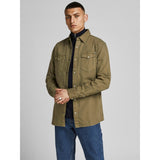 Jack&Jones Minimalist Uzun Kol Regular Fit Erkek Denim Gömlek