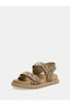 Guess Kadın Desenli Bantlı Ayarlanabilir Platform Sandalet