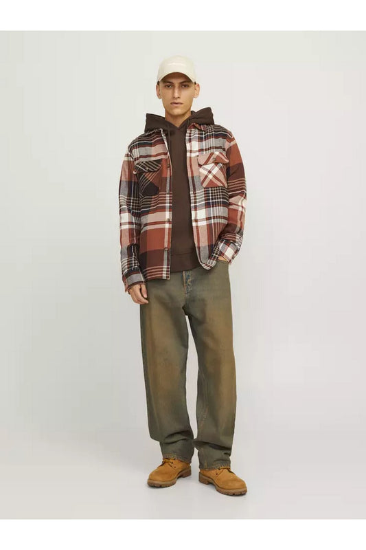 Jack&Jones Oversize Kareli Gömlek - Erkek Günlük Gömlek