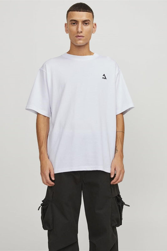 Jack&Jones Oversize Minimalist Erkek T-Shirt - Günlük Kullanım