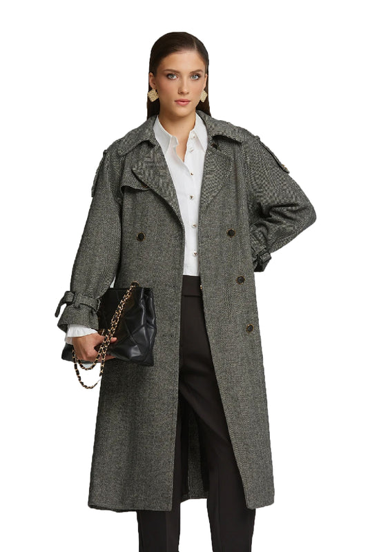 معطف نسائي من بي إس بي 054-018002