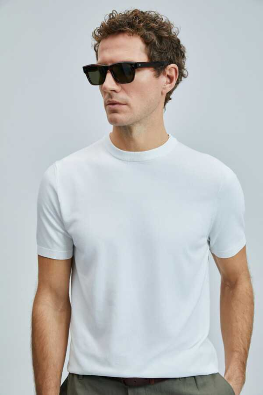 Lufian Minimalist Regular Fit Kısa Kol Erkek T-Shirt - Günlük Şıklık