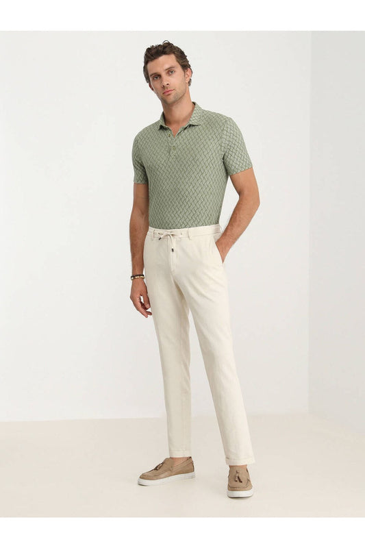 Kip Erkek Regular Fit Keten Pantolon - Minimalist Stil - PANT-2482