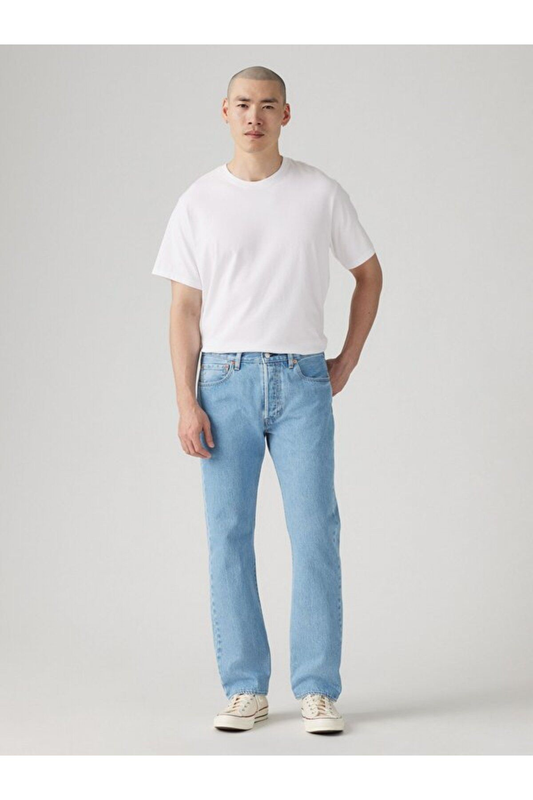 Levi's Erkek 501 Regular Fit Kot Pantolon - Minimalist Vintage Stil - Günlük Kullanım