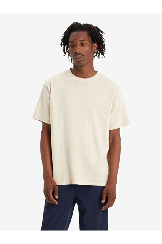 Levi's Oversize Kısa Kol Yuvarlak Yaka Minimalist Erkek T-Shirt - Günlük Kombinleriniz İçin