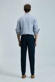 Lufian Minimalist Keten Erkek Pantolon - Regular Fit - Günlük Kombinler İçin