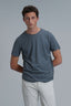 Lufian Oversize Erkek T-Shirt - Minimalist Tarz Kısa Kol Yuvarlak Yaka