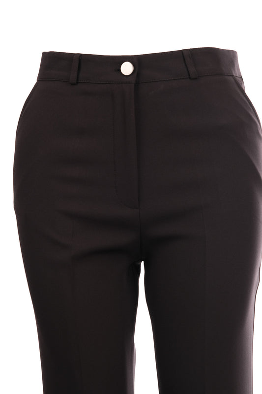 Modiva Minimalist Yüksek Bel Regular Fit Kadın Pantolon - Günlük & İş