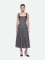 Nocturne Ekose Desenli Maxi Elbise