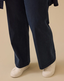 جينز واسع الساق بمقاسات كبيرة من جالا-شي