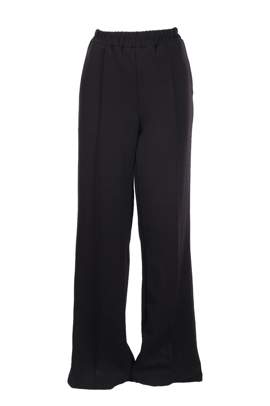 Gala-xi Minimalist Yüksek Bel Geniş Paça Midi Kadın Pantolon