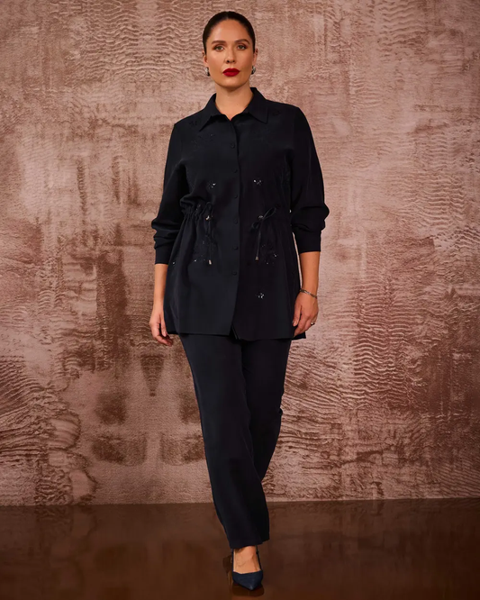 بنطلون كلاسيكي طويل بمقاسات كبيرة مع جيوب من Gala-Xi