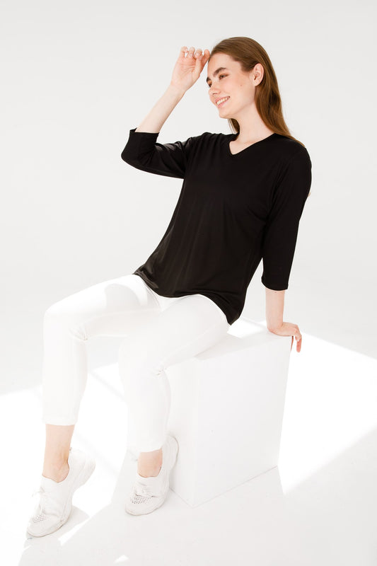 بلوزة نسائية منقوشة 22121817