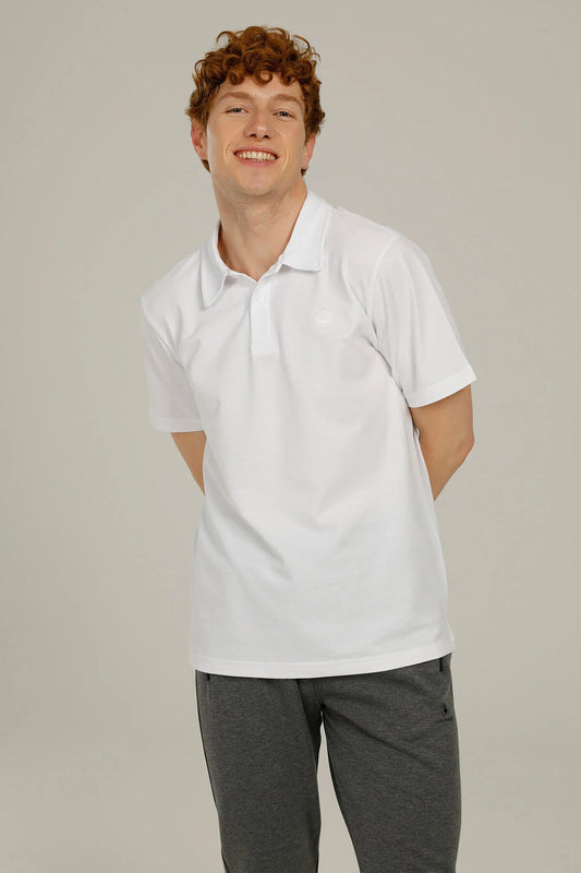 Lumberjack Erkek Minimalist Polo Yaka Kısa Kol T-Shirt - Rahat Kesim