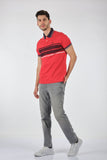 Porto Cervo Erkek Minimalist Polo Yaka Kısa Kol T-Shirt - Günlük Şıklık