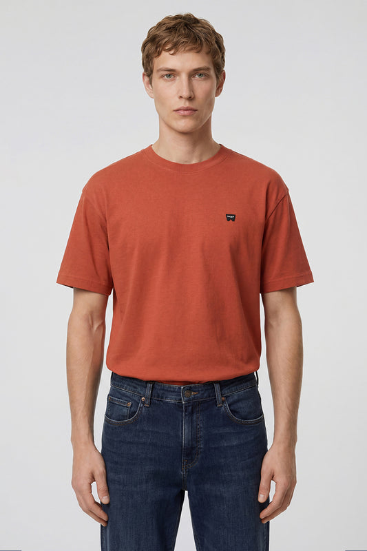 Relaxed Fit Small Logo Erkek T-Shirt Wrangler