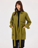 معطف ترنش نسائي من Scl رقم 10002422111003