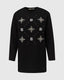 Scl Kadın Yuvarlak Yaka Taşlı Sweatshirt 10002422311004