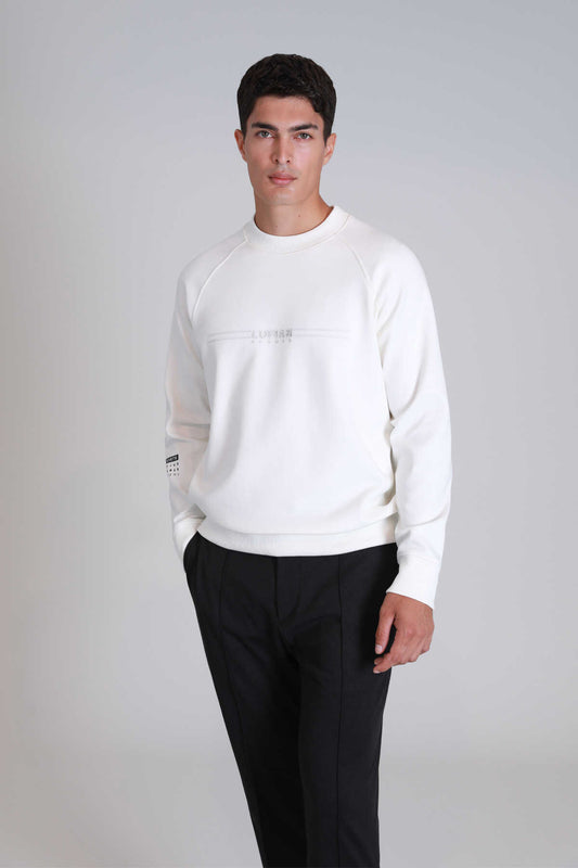 Lufian Oversize Erkek Sweatshirt - Yuvarlak Yaka Günlük Stil