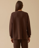 aksesuar detaylı bol kol sweatshirt Seçil