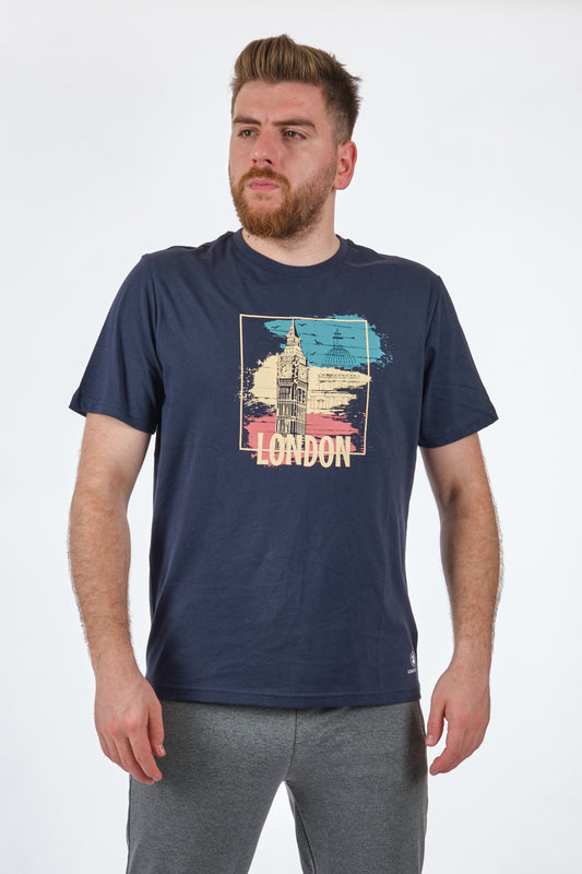 تيشيرت رجالي بتصميم حطاب 2S11OTBL263FX