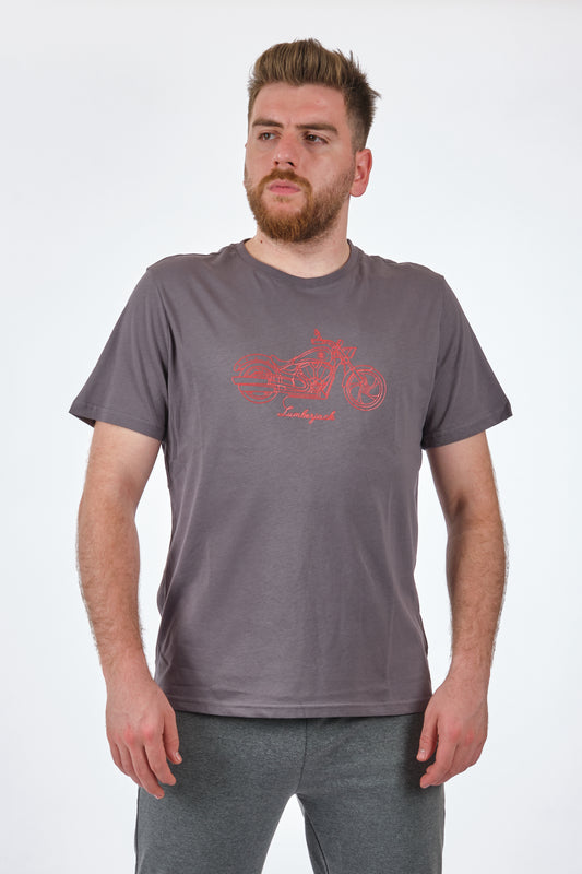 تيشيرت رجالي بتصميم حطاب 2S11URBNG20233FX