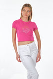 Only Minimalist Crop T-Shirt - Kısa Kol Yuvarlak Yaka Günlük