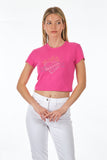 Only Minimalist Crop T-Shirt - Kısa Kol Yuvarlak Yaka Günlük