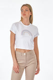 Only Minimalist Crop T-Shirt - Kısa Kol Yuvarlak Yaka Günlük