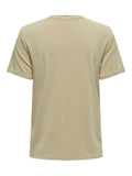 Only Minimalist Oversize Tişört - Yuvarlak Yaka Kısa Kol - Günlük