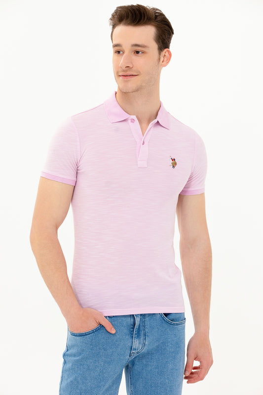 U.S. Polo Assn. Erkek Minimalist Polo Yaka Kısa Kol T-Shirt - Günlük Stil